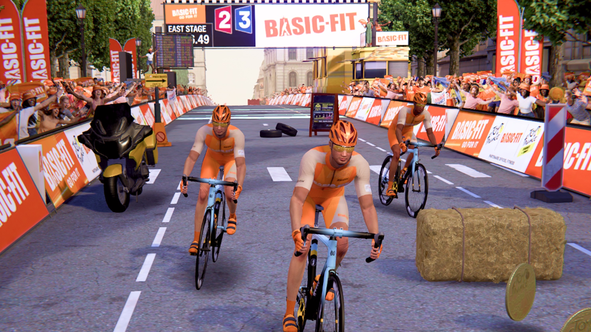 Basic-Fit: Ride to Glory, An endless cycling runner for the Tour de France