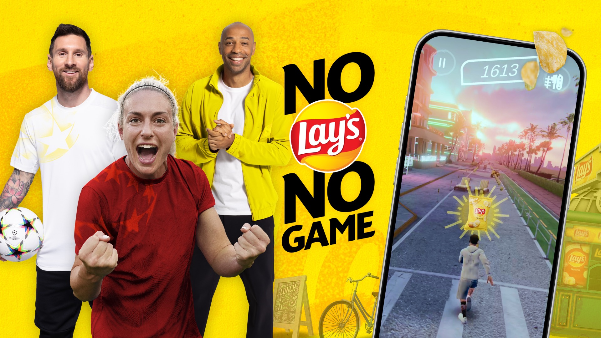 Lay’s: No Lay’s, No Game, The Runner, starring Messi, Henry and Putellas